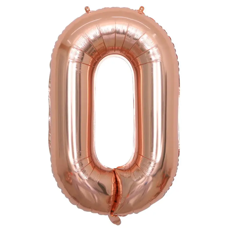 rose gold 1 шт 90s вечерние украшения Гигантские Воздушные шары цепочка золотые 40 дюймов День рождения хип-хоп тема свадебные арки принадлежности танцы в стиле ретро ссылка - Цвет: rose gold