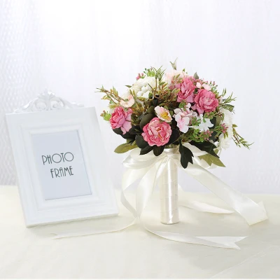 2019 Свадебный букет Европейский шезлонг розы поддельные цветы украшения дома