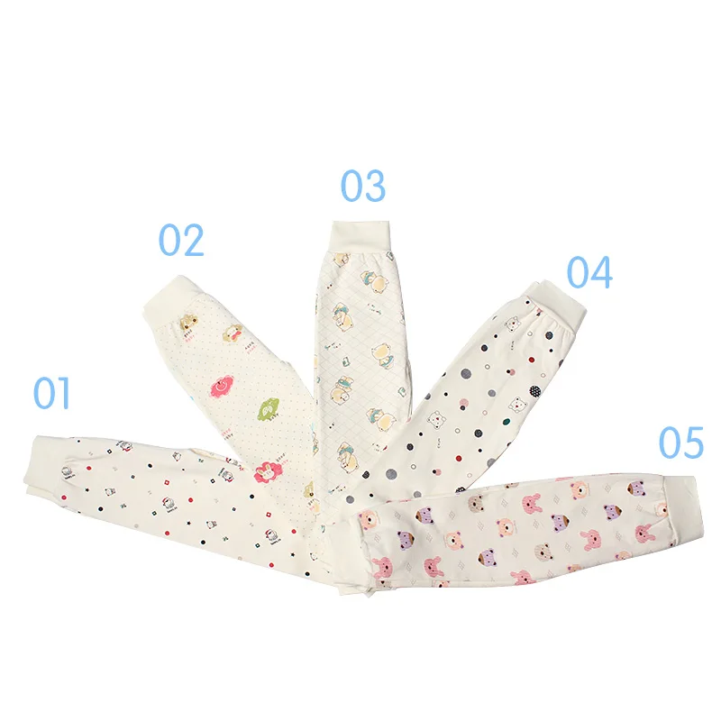 Мягкие детские штаны с героями мультфильмов хлопковая одежда высокой талией для