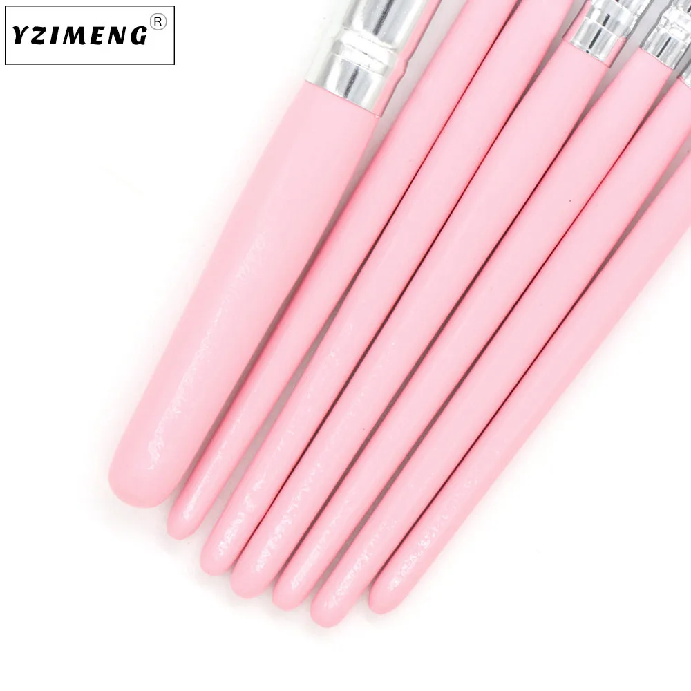 7 шт. набор кистей для макияжа Travel Портативный макияж глаз Eye Shadow Brush Косметика Blending Brush инструменты инструмент Макияж волос Красота