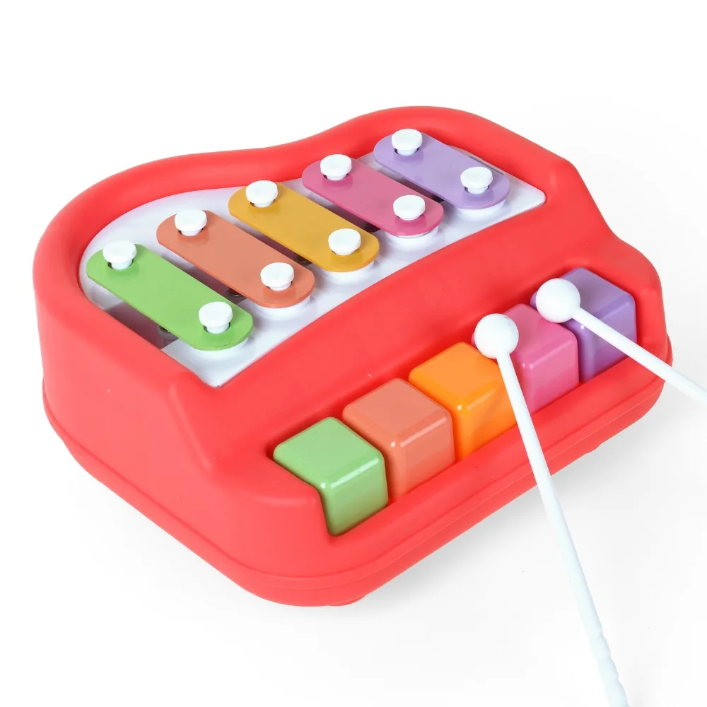 5 keys Type Piano Music Instrument Toy Playing Knocking Musical Early Educational Toys for Children | Игрушки и хобби