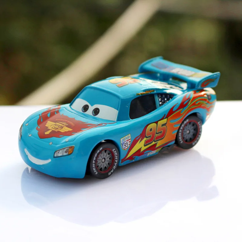 Disney Pixar Cars 2 Jackson Storm No.95 Blue Lightning McQueen 1:55 литая под давлением игрушечная машина из