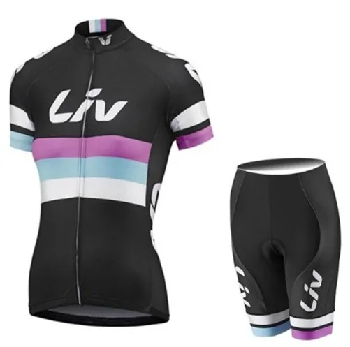 Кофта для велоспорта Комплект женщина LIV MTB велосипеда одежда лето Велосипедный спорт костюмы Велоспорт Майо Conjunto Ropa Ciclismo - Цвет: 4
