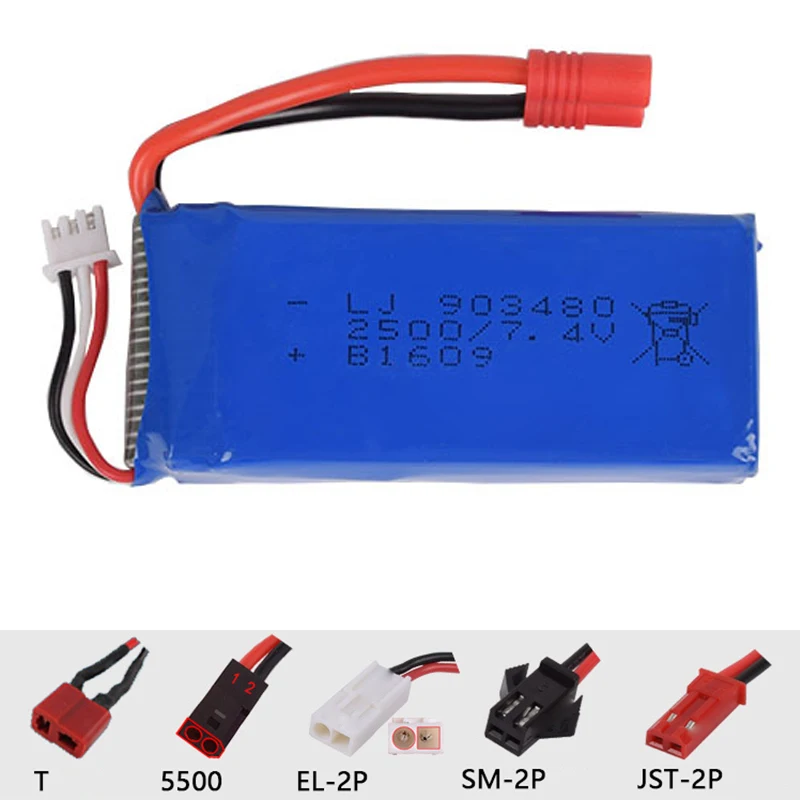 7 4 в 2500 мАч 903480 литий полимерная батарея X8C X8W X8G X8HW X8HC X8HG rc Quadrocopter 2S мощная