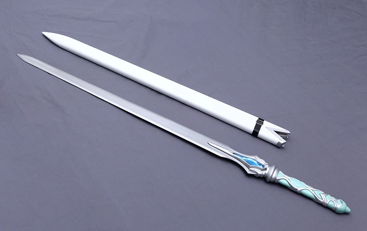 S0488 меч САО онлайн II Юки Асуна MOTHER'S ROSARIO мерцающее лезвие с белыми деревянными