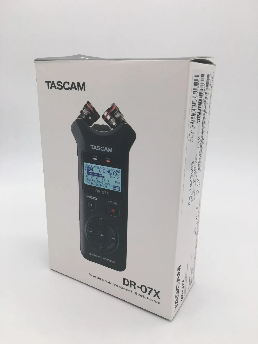 TASCAM DR-07X стерео ручной цифровой аудио рекордер интервью рекордер ручка HD шумоподавление запись линейный PCM рекордер