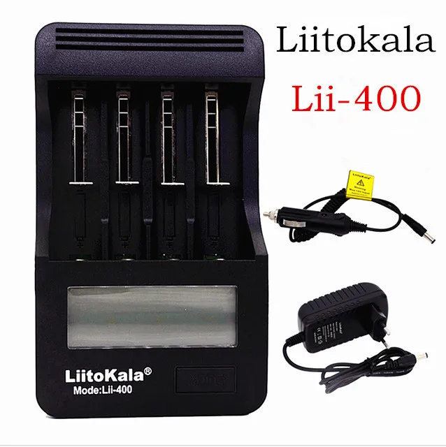 Зарядное устройство Liitokala lii 400 со светодиодным дисплеем для 1 2 В/3 7 В/4 25 в