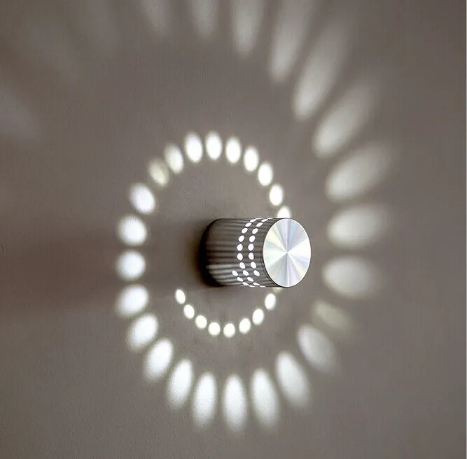 Современный светодиодный настенный светильник 3 Вт алюминиевая настенная лампа