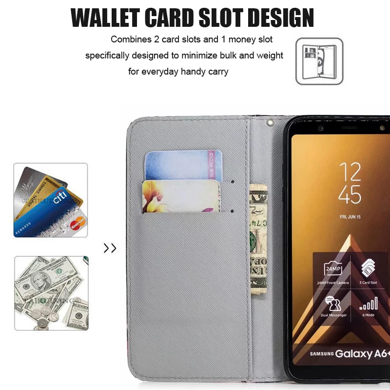 Чехол-книжка из искусственной кожи с рисунком морфио для Samsung Galaxy S3 S4 S5 Mini S6 S7 Edge S8