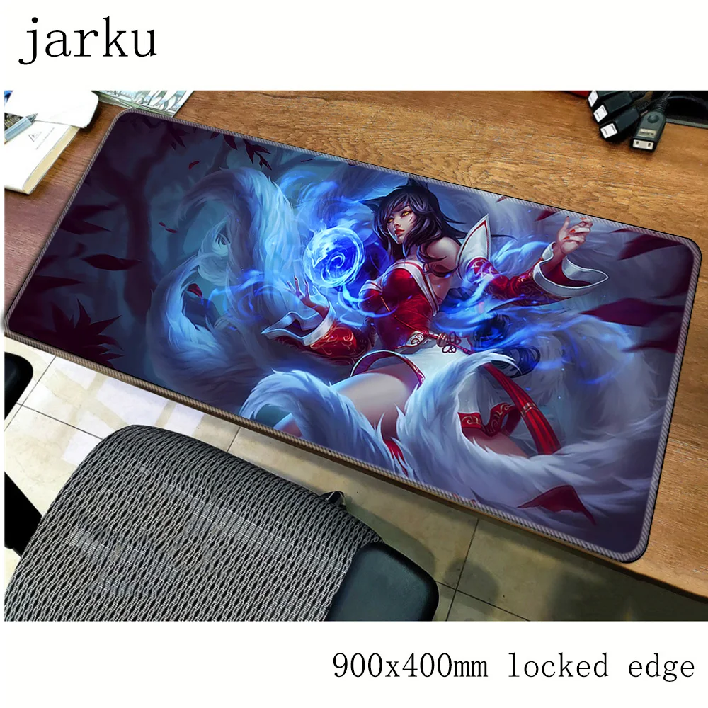 Ahri mouse pad gamer 900x400mm notbook mat large gaming mousepad Popular PC desk padmouse | Компьютеры и офис