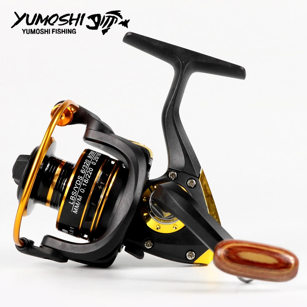 Металлическая катушка для спиннинга YUMOSHI 13 + 1 шарикоподшипник превосходное