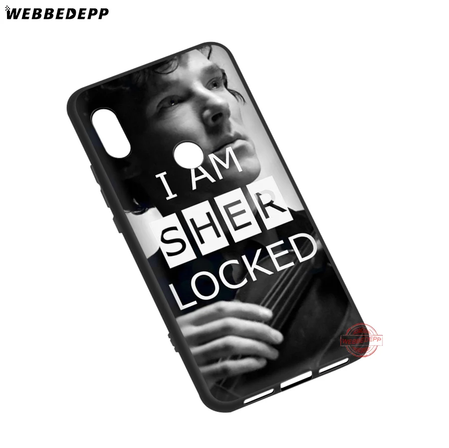 WEBBEDEPP 221B I am Sherlock Holmes Мягкий силиконовый чехол для Xiaomi Mi 6 8 9 SE MAX 3 A1 A2 Lite F1 | Мобильные