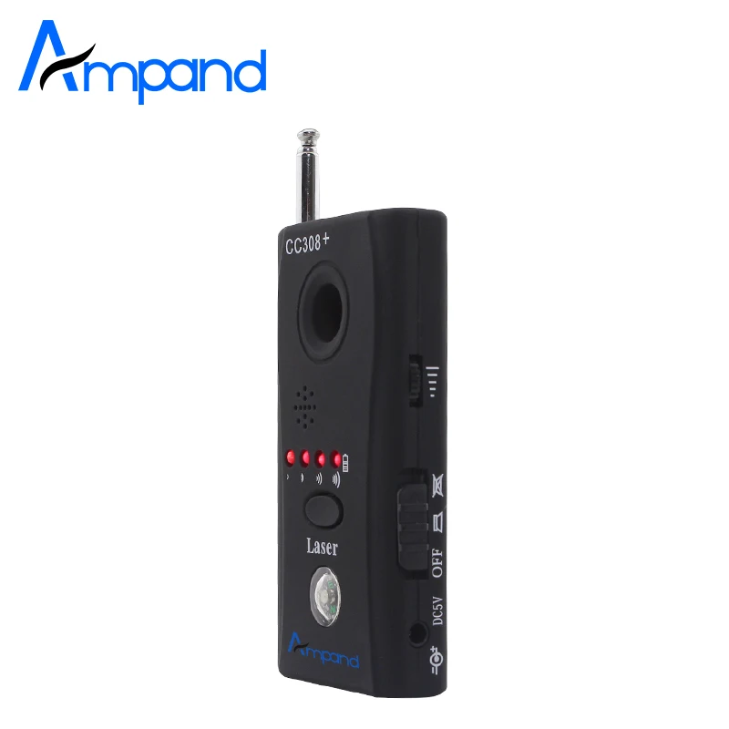Ampand CC308 Беспроводной ФНР Полная частота детектора GSM устройства Finder Скрытая Cam
