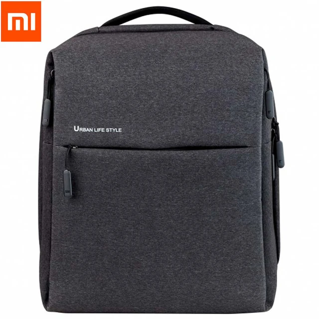 xiaomi минималистичный рюкзак xiaomi Рюкзак городской стиль жизни полиэстер Простой Школьный рюкзак сумка для ноутбука для бизнеса