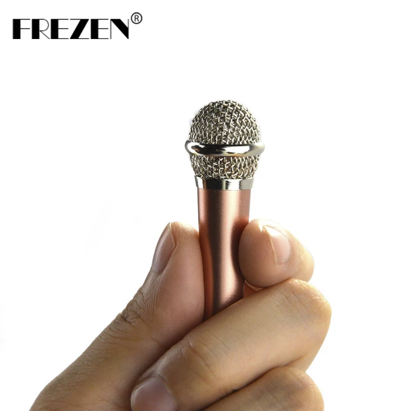 FREZEN MINI Jack 3 5 мм Studio Lavalier профессиональный микрофон ручной для мобильного телефона