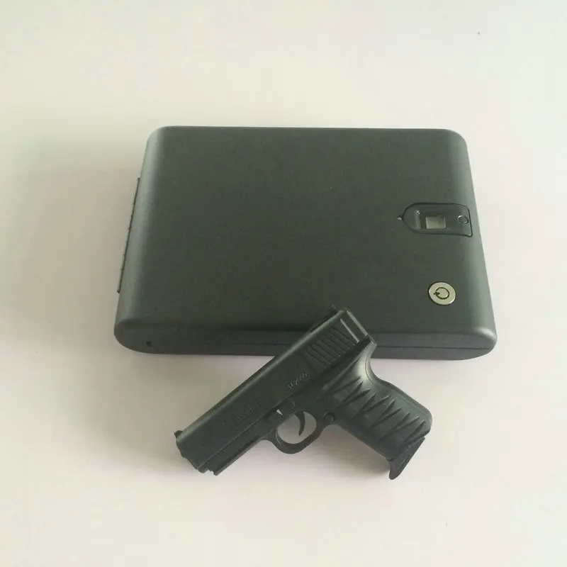Портативный безопасный Чехол для пистолета/пистолета с Биометрическим замком 100
