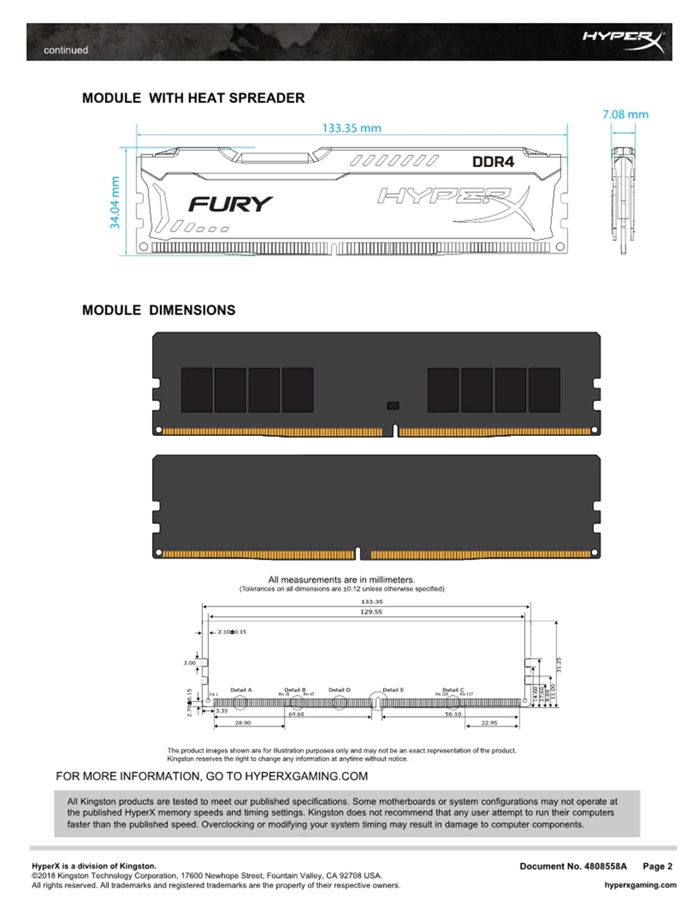 Оперативная память kingston HyperX FURY DDR4, 2666 МГц, 8 ГБ, 2400 МГц, 16 ГБ, 3200 МГц, оперативная память для настольных ПК, оперативная Память DIMM, 288-pin, внутренняя память для настольных ПК для игр