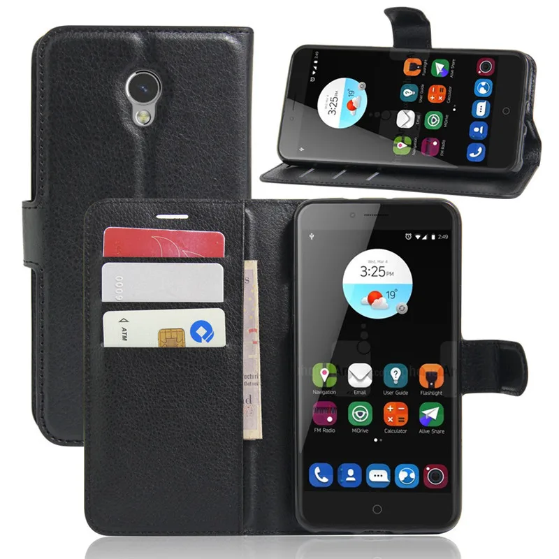 For ZTE Blade V7 Phone Case Flip Cover with Stand Function Wallet Style PU Leather for Fundas Coque Capa |