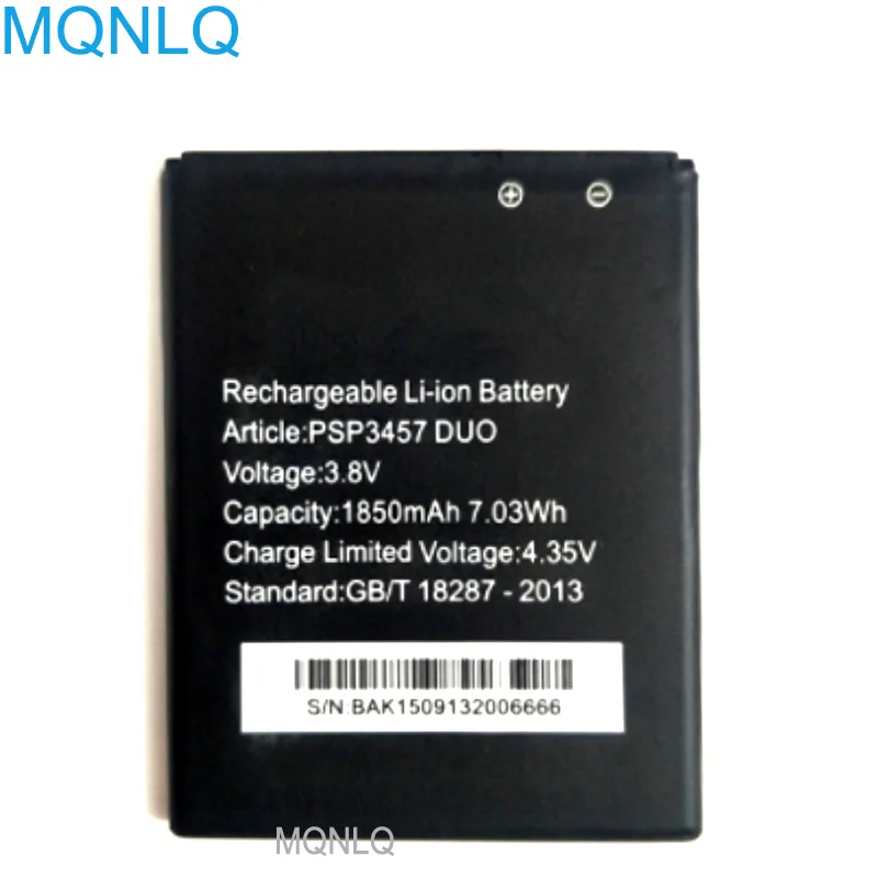 

PSP3457 DUO Battery for Prestigio Wize F3 PSP3457 DUO PSP3457DUO 1850mah High Quality battery MQNLQ