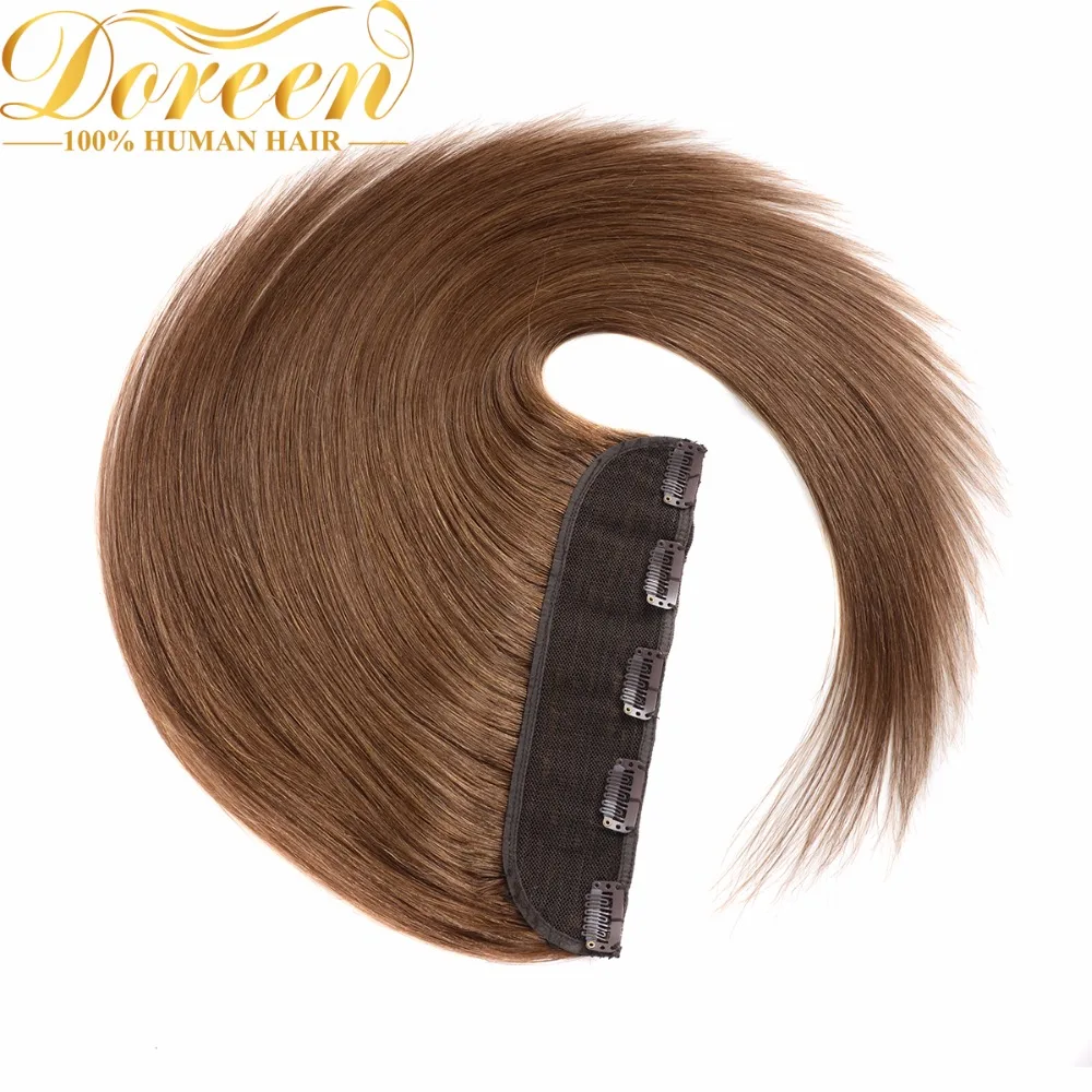 Doreen #2 #4 #8 коричневый цвет 100 г 1 шт./компл. набор клип в один кусок волос 100%