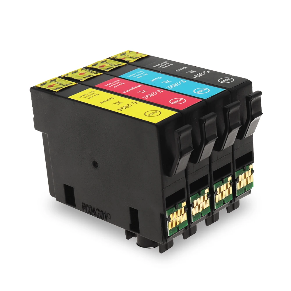 

4 шт. T2991 совместимый чернильный картридж с чернилами для Epson XP-235/432/245/247/332/335/342/345/432/435