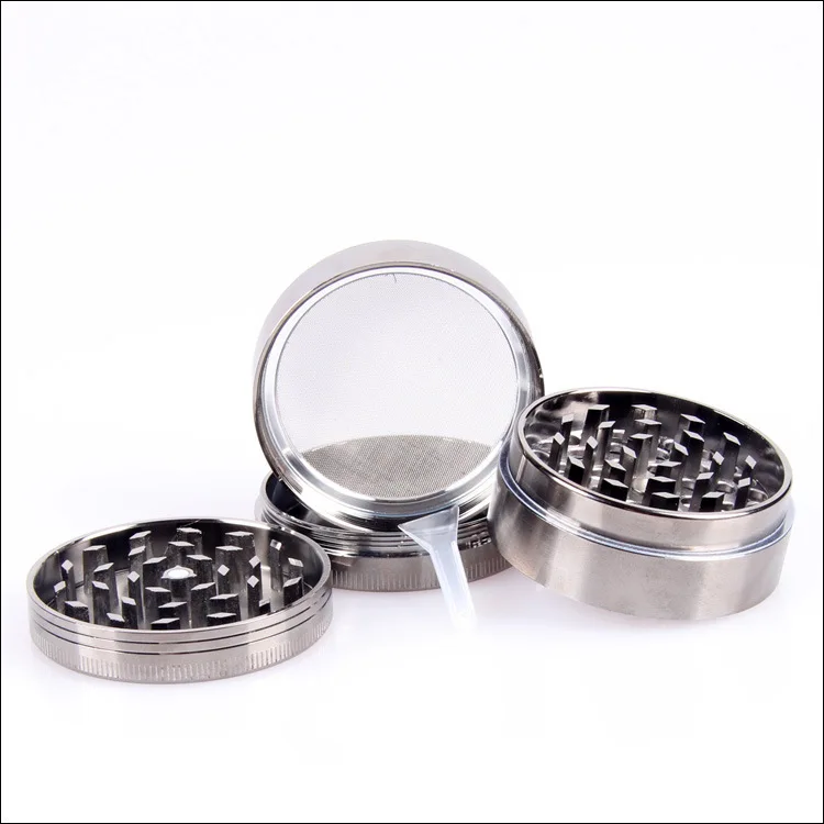 Chromium Crusher 5.5cm Herbal Herb Tobacco Spice Grinder Hand Muller 4 Parts Smoking Assistant Retail &ampWholesale Tool | Дом и сад