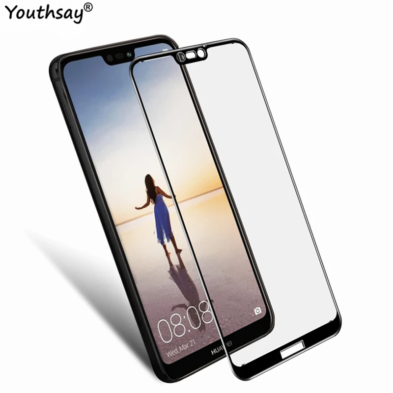 

1 PCS Full Screen Tempered Glass For Huawei Nova 3E Screen Protector For Huawei Nova 3E Protective Film For Huawei Nova 3E Glass
