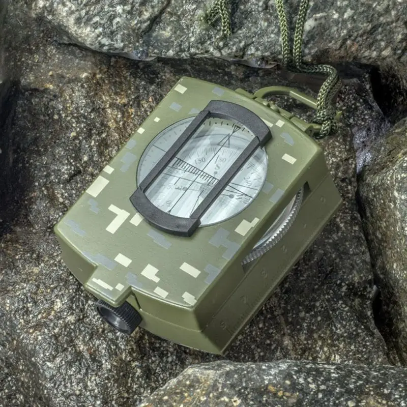 Naturehike Handheld Professional Mini Army Military Pointer Compass With Noctilucent Display For Outdoor Camp Hike Survival | Спорт и