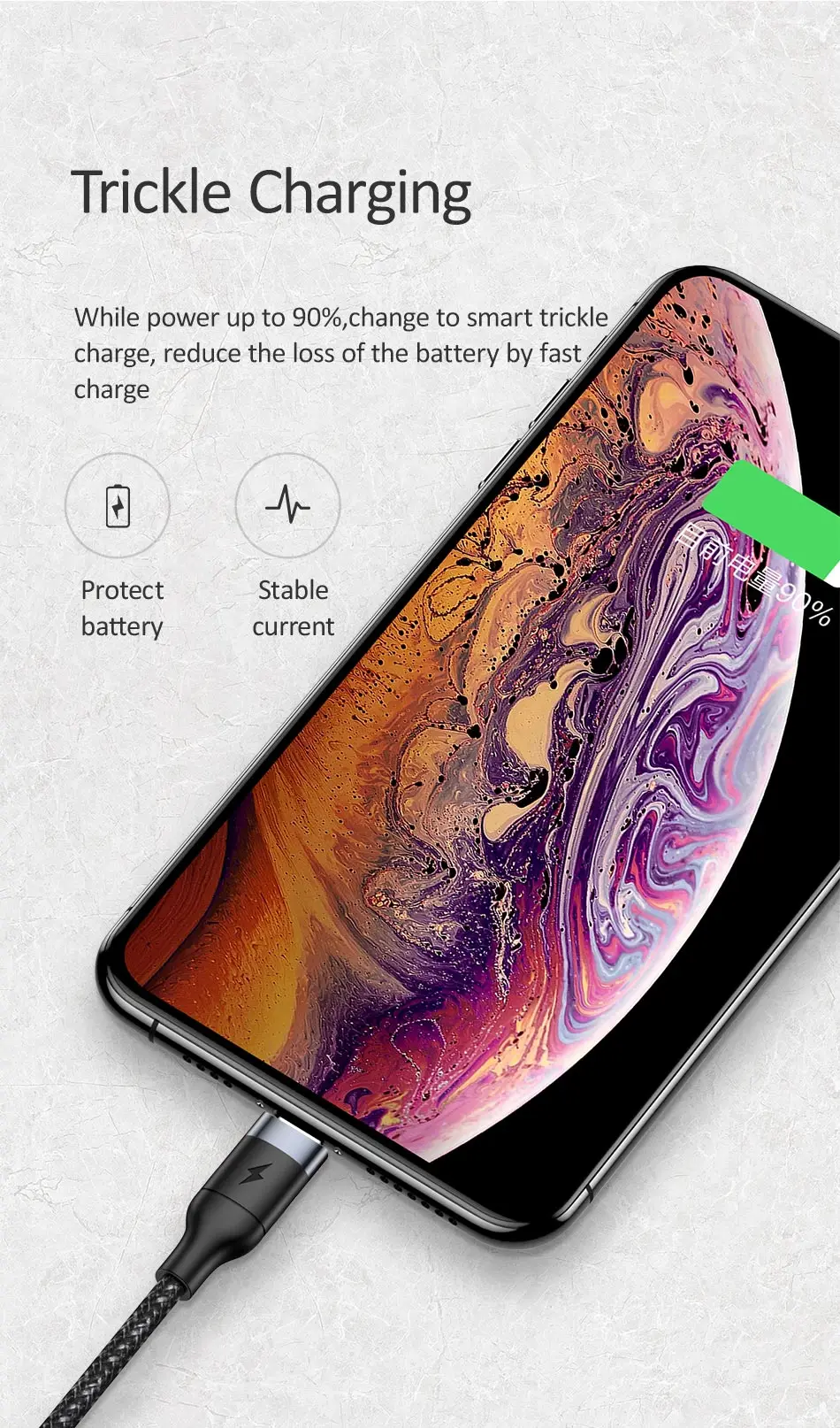 USAMS PD USB C для освещения кабель для быстрой зарядки для iPhone XS type C для iPhone X шнур для зарядки и передачи данных USB C для iPhone кабель AF