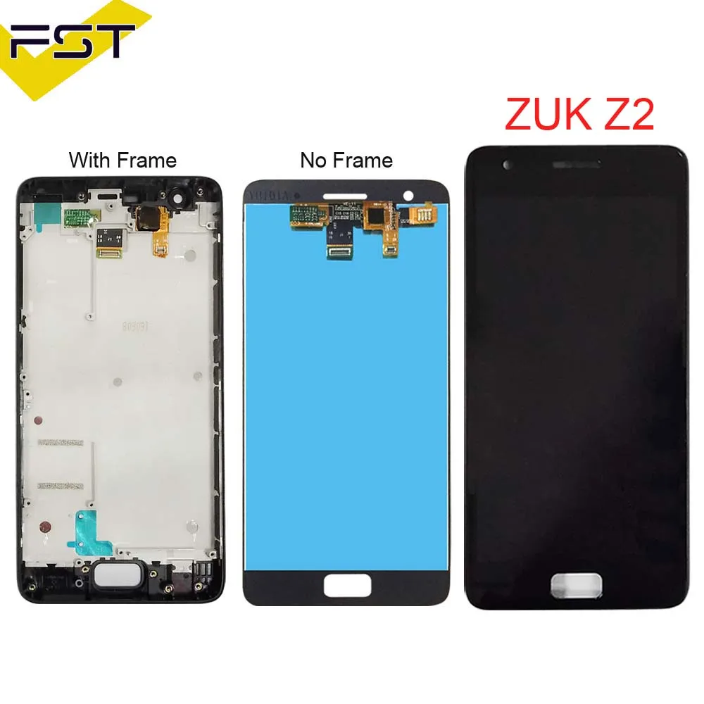 100% Протестировано для lenovo ZUK Z2 lcd дисплей и сенсорный экран дигитайзер сборка