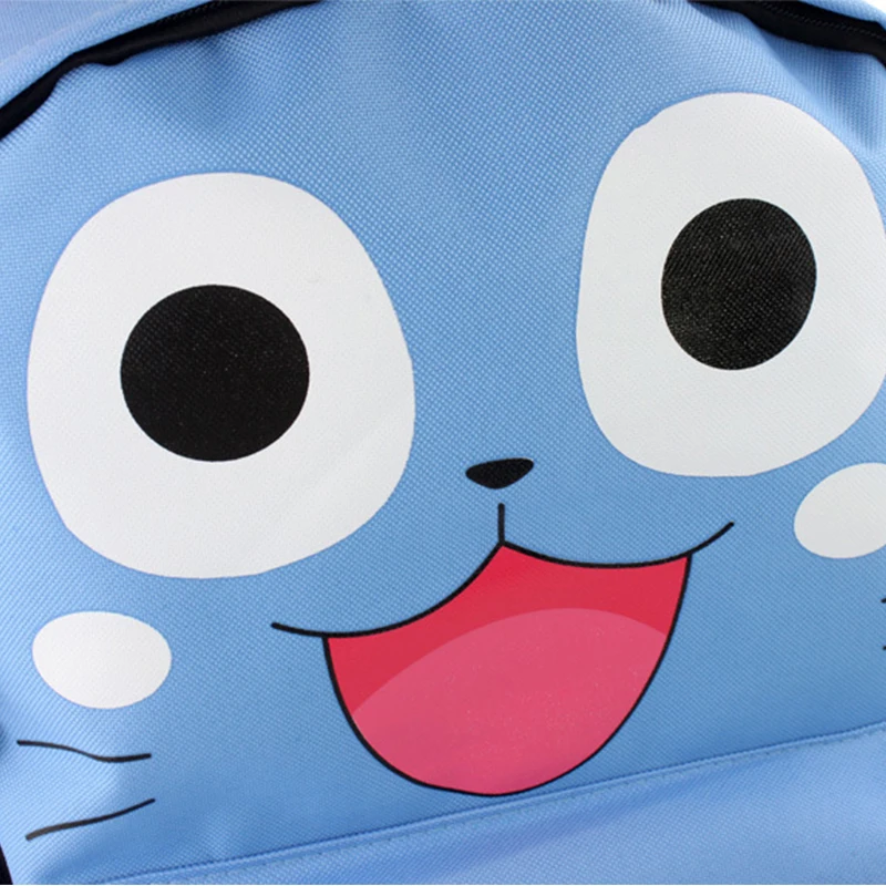 Рюкзак для косплея аниме Фея хвост унисекс в стиле счастливой кошки школьный