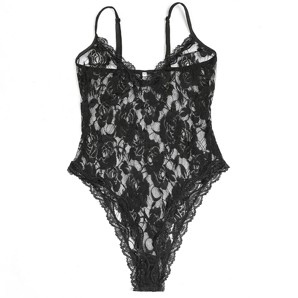 Кружева Перспектива Slim Fit Strappy рукавов женские колготки сплошное нижнее белье сексуальное комбинация Для