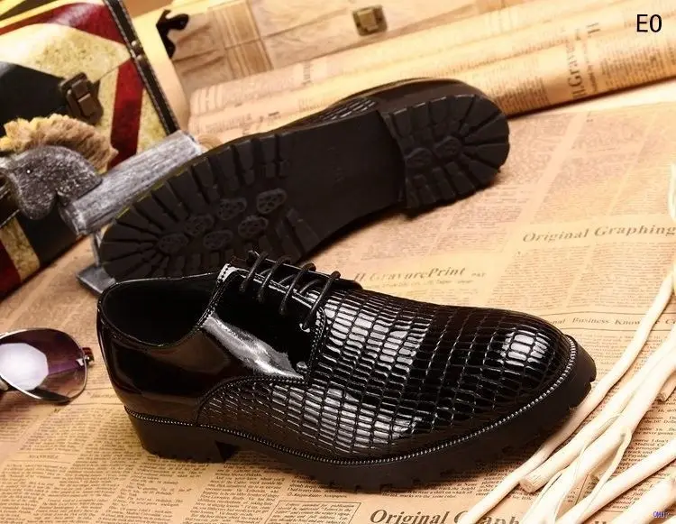 Men Litchi Grain Office&ampCareer High Quality Dress Shoes Brand 2014 Flats Lace Up 100% Genuine Leather Mens Business Oxford | Обувь