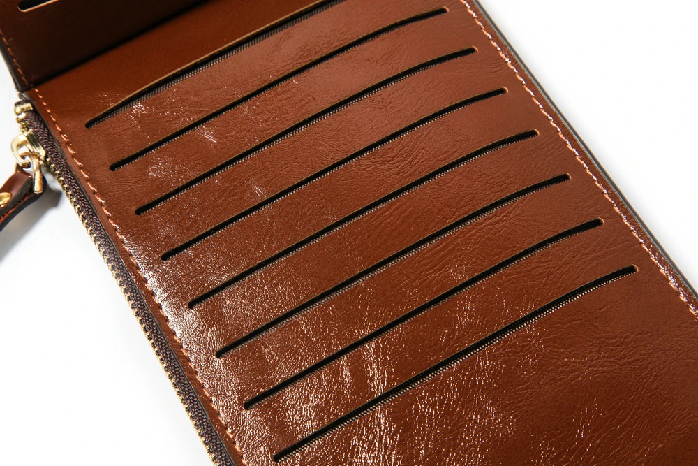 Новый дизайн бренда горячей продажи мужчин и женщин кожаный бумажник карты