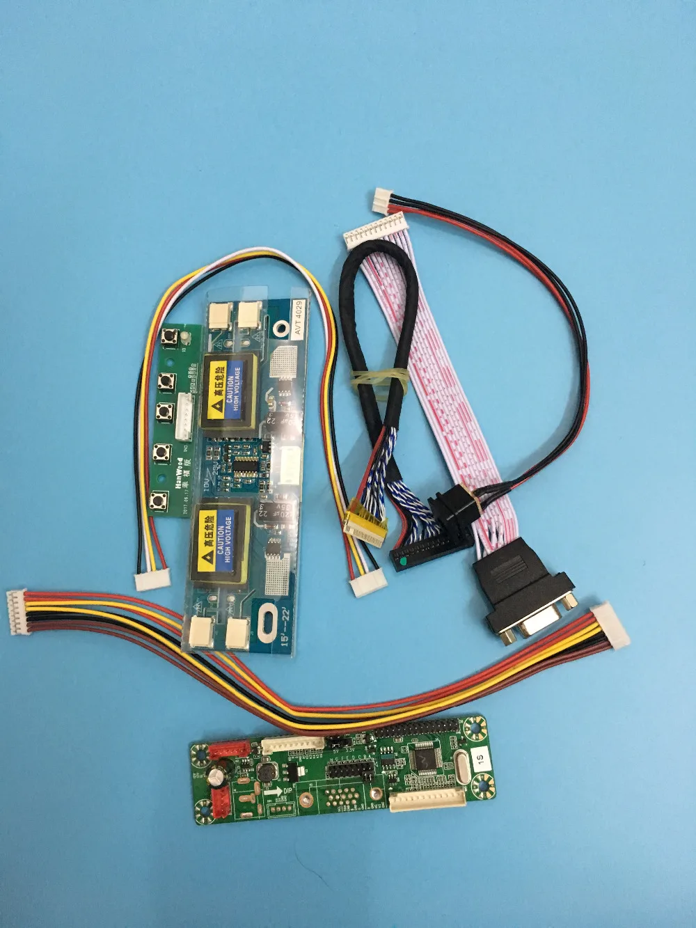 MT561 MD комплект платы драйвера ЖК монитора с клавиатурой VGA кабель 4 C инвертор