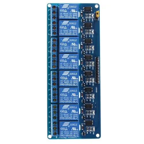 8 канальный релейный модуль 5 в с световым соединением|relay module|module 5vmodule relay |