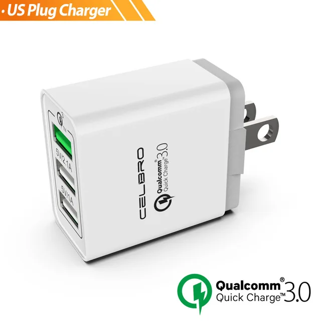 3 Port US Charger 48 Вт быстрое зарядное устройство PD type C USB зарядное устройство для iPhone 11 pro max samsung Xiaomi QC 3,0 быстрое зарядное устройство для планшетов для iPad MacBook - Тип штекера: 3 Port US Charger
