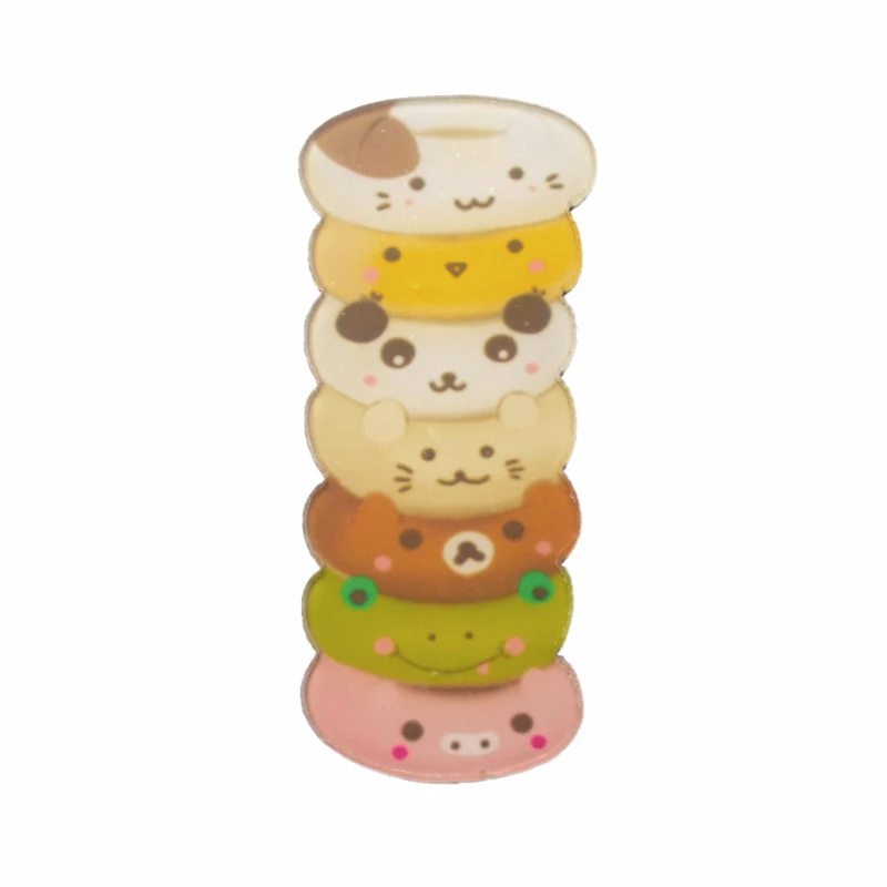 Мультфильм Пончик Кот Дженга Kawaii значок брошь Значки рюкзак «сделай сам» Значки на одежду акриловые значки аксессуары