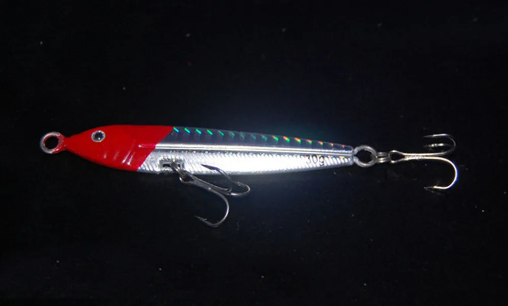 5 шт. фосфоресцирующая металлическая приманка для Глубоководной Рыбалки 20 г 30 40 80