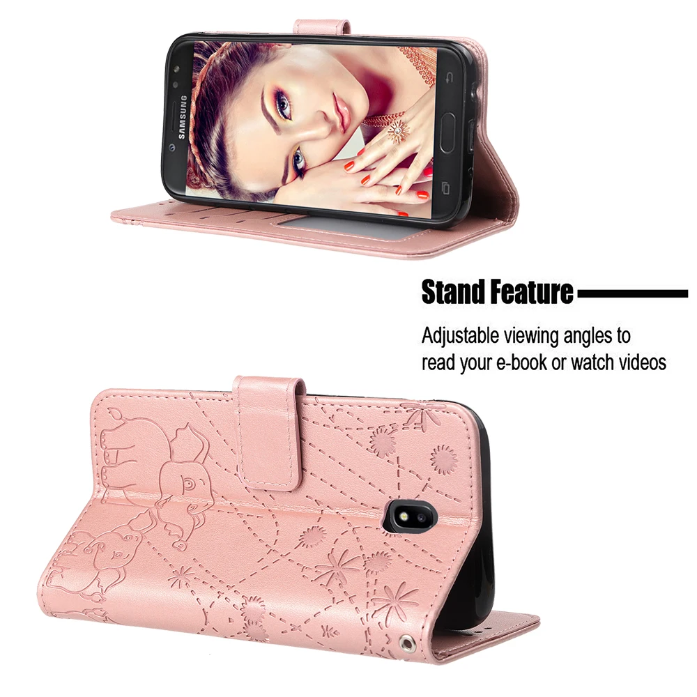Флип чехол для Samsung Galaxy J5 2017 j530 J530FM J530FM/DS кожаный телефона J 5 SM J530F Capa Bag|case for samsung