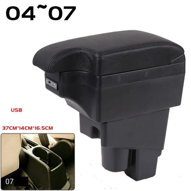 Decorative Automovil Upgraded Modification Accessories Automobile Accessory Auto Arm Rest Car Styling Armrest 07 FOR Honda Fit | Автомобили