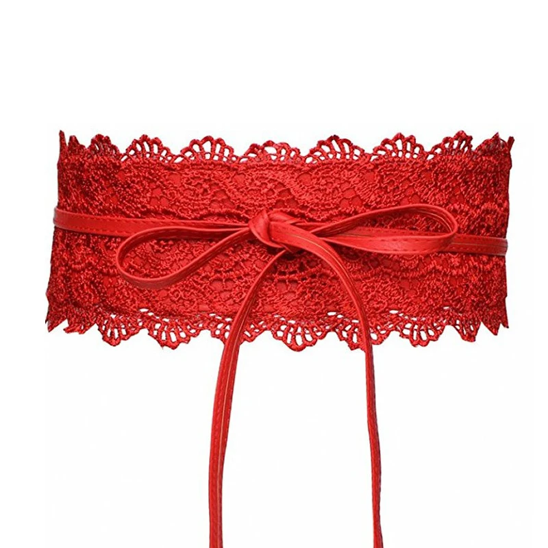 Женский пояс платье широкий зимний модный женский аксессуары кружевной |