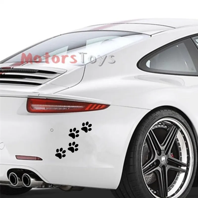 Собака paw print Авто Бампер Окно ноутбук обои холодильник поделки мультфильм