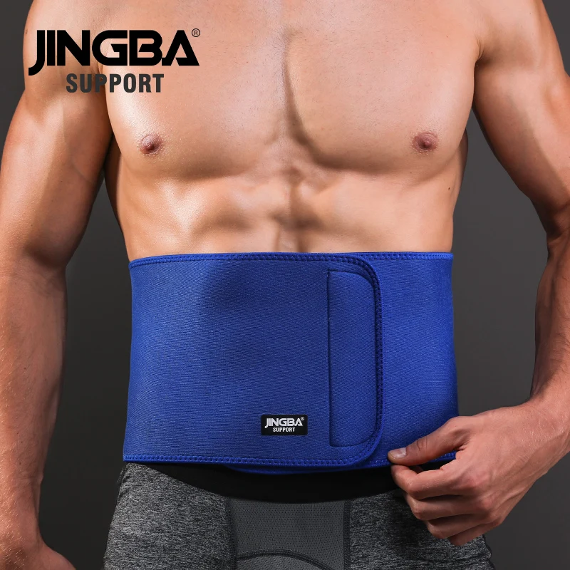 JINGBA поддержка талии триммер Slim fit брюшной пояс для похудения запотевающий в области талии мускуляционный абдоминал поддержка для талии спортивные защитные