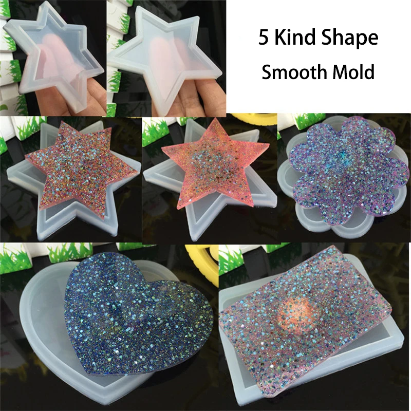 Силиконовая форма сделай сам для цветов гладкие формы торта капли клея