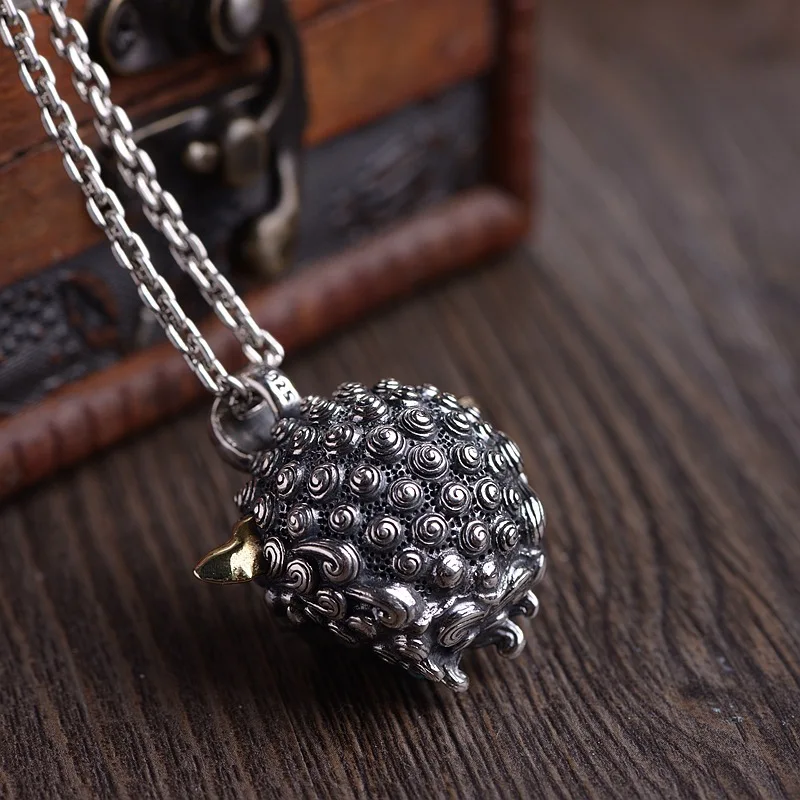 Кулон из серебра 925 пробы в виде животного FNJ|Подвески| |