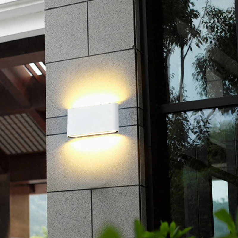 

Wall Light Flat Rectangle Round Design Iron Plating Cover COB LEDS Sconce Light Hallway Coffee Shop Indoor lighting Waterproof