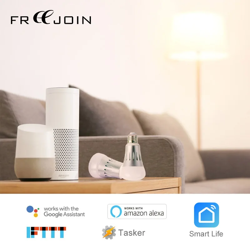 Светодиодные лампы Диммер Wifi Smart лампочки удаленного Управление Led Цвет