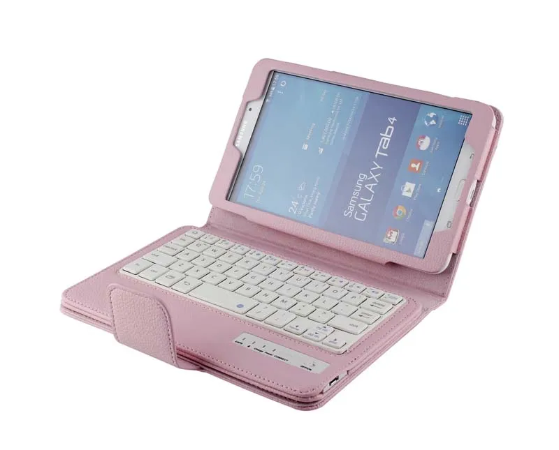 Съемный беспроводной Чехол подставка из искусственной кожи с Bluetooth для