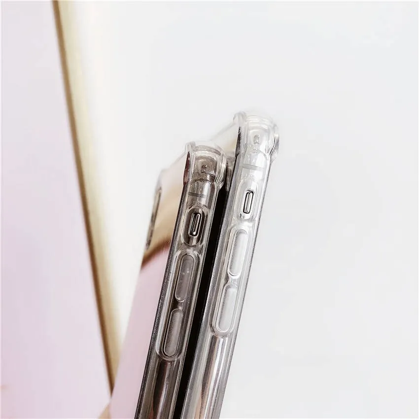 Противоударный зеркальный чехол Gasbag для iphone 11 12 pro max XR 7 8 XS MAX XSmax X 6 6S Plus 7Plus 8Plus